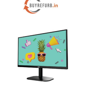 AOC 27-Inch LCD Refurbished Monitor- Full HD IPS Panel With VGA, HDMI, Adaptor, USB Ports- 27B2H (Black)