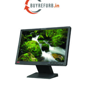 Lenovo TFT 18.5-Inch LCD Refurbished Monitor-HD 720p, Plat Panel with VGA, DVI, USB Ports- L197WA (Black)